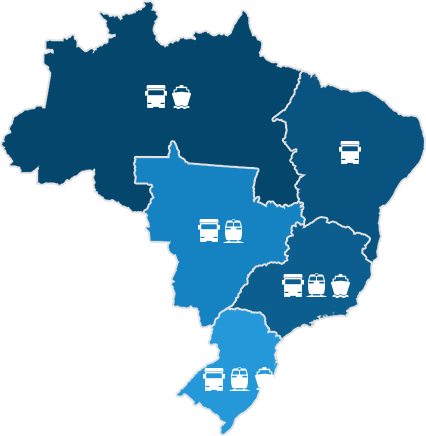 Mapa de atuação